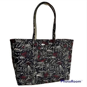 Lacoste Reversible Leather Tote